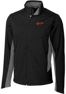 Cutter and Buck Idaho State Bengals Mens Black Navigate Big and Tall Light Weight Jacket