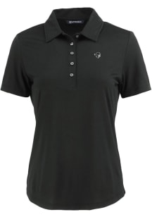 Cutter and Buck Seton Hall Pirates Womens Black Coastline Eco Short Sleeve Polo Shirt
