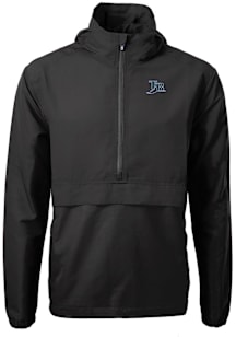 Cutter and Buck Tampa Bay Rays Mens Black Cooperstown Charter Eco Pullover Jackets