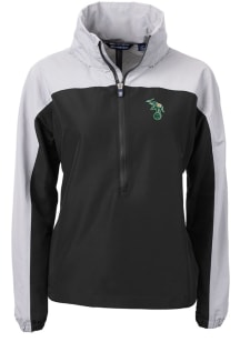 Cutter and Buck Oakland Athletics Womens Black Cooperstown Charter Eco Long Sleeve Pullover