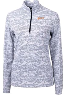 Cutter and Buck Idaho State Bengals Womens Charcoal Traverse Qtr Zip