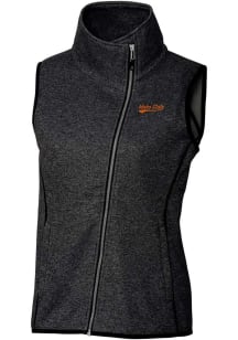 Cutter and Buck Idaho State Bengals Womens Charcoal Mainsail Vest