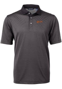 Cutter and Buck Idaho State Bengals Mens Black Virtue Eco Pique Short Sleeve Polo