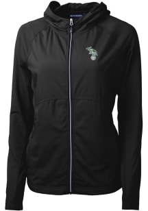 Cutter and Buck Oakland Athletics Womens Black Cooperstown Adapt Eco Light Weight Jacket