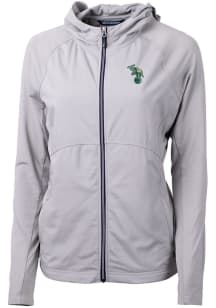 Cutter and Buck Oakland Athletics Womens Grey Cooperstown Adapt Eco Light Weight Jacket