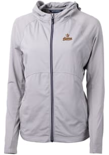 Cutter and Buck Houston Astros Womens Grey Cooperstown Adapt Eco Light Weight Jacket