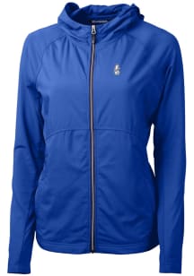 Cutter and Buck Chicago Cubs Womens Blue Cooperstown Adapt Eco Light Weight Jacket