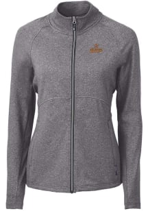 Cutter and Buck Houston Astros Womens Black Cooperstown Adapt Eco Knit Light Weight Jacket