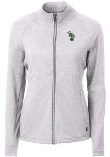 Cutter and Buck Oakland Athletics Womens Grey Cooperstown Adapt Eco Knit Light Weight Jacket