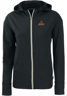 Cutter and Buck Houston Astros Womens Black Cooperstown Daybreak Light Weight Jacket