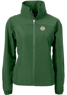 Cutter and Buck Milwaukee Brewers Womens Green Cooperstown Charter Eco Light Weight Jacket