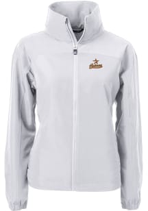 Cutter and Buck Houston Astros Womens Grey Cooperstown Charter Eco Light Weight Jacket