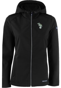 Cutter and Buck Oakland Athletics Womens Black Cooperstown Evoke Light Weight Jacket