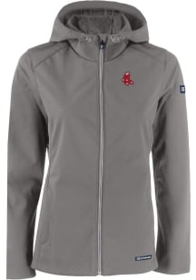 Cutter and Buck Boston Red Sox Womens Grey Cooperstown Evoke Light Weight Jacket