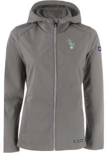 Cutter and Buck Oakland Athletics Womens Grey Cooperstown Evoke Light Weight Jacket