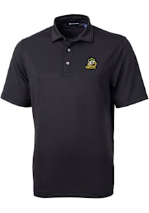 Cutter and Buck Oregon Ducks Black Virtue Eco Pique Big and Tall Polo