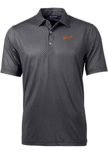 Cutter and Buck Idaho State Bengals Mens Black Pike Short Sleeve Polo