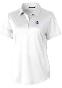 Cutter and Buck Tulsa Golden Hurricane Womens White Prospect Short Sleeve Polo Shirt