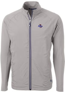 Grey Tulsa Golden Hurricane Cutter and Buck Mens Adapt Eco Big and Tall Light Weight Jacket