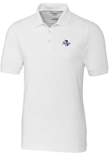 Cutter and Buck Tulsa Golden Hurricane White Advantage Pique Big and Tall Polo