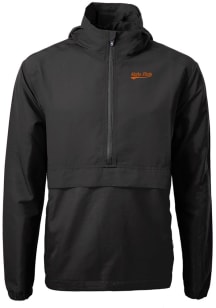 Cutter and Buck Idaho State Bengals Mens Black Charter Eco Pullover Jackets