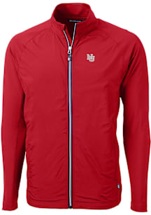 Cutter and Buck Nebraska Cornhuskers Mens Red Adapt Eco Big and Tall Light Weight Jacket