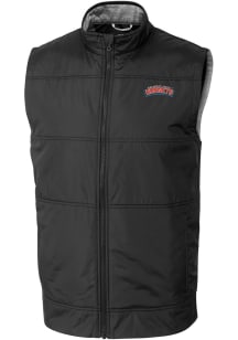 Cutter and Buck Delaware State Hornets Mens Black Stealth Sleeveless Jacket