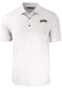 Cutter and Buck Delaware State Hornets Mens White Forge Short Sleeve Polo