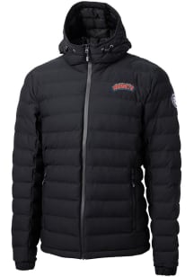 Cutter and Buck Delaware State Hornets Mens Black Mission Ridge Repreve Filled Jacket