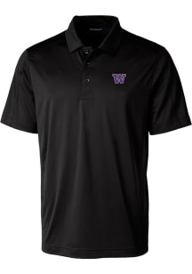 Washington Huskies Black Cutter and Buck Prospect Big and Tall Polo