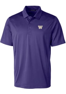 Washington Huskies Purple Cutter and Buck Prospect Big and Tall Polo