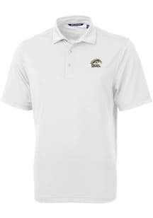 Western Michigan Broncos White Cutter and Buck Virtue Eco Pique Big and Tall Polo