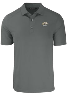 Western Michigan Broncos Grey Cutter and Buck Forge Eco Stretch Big and Tall Polo