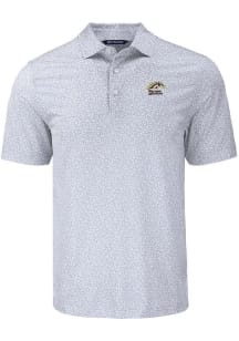 Western Michigan Broncos Grey Cutter and Buck Pike Flora Big and Tall Polo