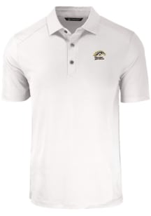 Mens Western Michigan Broncos White Cutter and Buck Forge Recycled Short Sleeve Polo Shirt