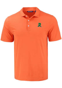 Cutter and Buck Dayton Dragons Mens Orange Coastline Eco Short Sleeve Polo