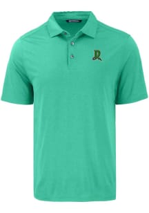 Cutter and Buck Dayton Dragons Mens Kelly Green Coastline Eco Short Sleeve Polo