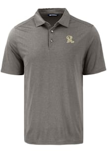 Cutter and Buck Frisco Rough Riders Mens Grey Coastline Eco Short Sleeve Polo