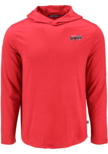 Cutter and Buck Lansing Lugnuts Mens Red Coastline Eco Long Sleeve Hoodie