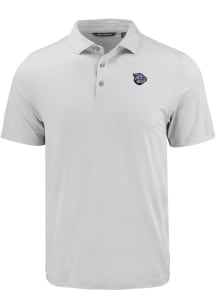 Cutter and Buck Lehigh Valley Ironpigs Mens Charcoal Coastline Eco Short Sleeve Polo