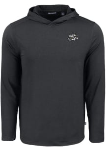 Cutter and Buck Omaha Storm Chasers Mens Black Coastline Eco Long Sleeve Hoodie