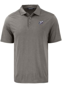 Cutter and Buck Reading Fightin Phils Mens Grey Coastline Eco Short Sleeve Polo