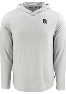 Cutter and Buck Rock Bridge High School Mens Grey Coastline Eco Long Sleeve Hoodie