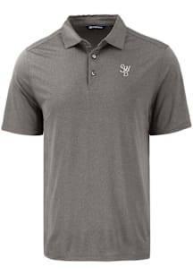 Cutter and Buck Scranton Wilkes Mens Grey Coastline Eco Short Sleeve Polo