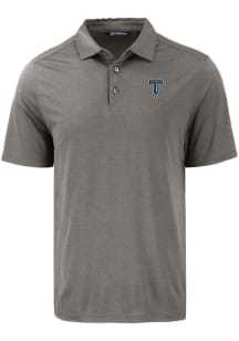 Cutter and Buck Tulsa Drillers Mens Grey Coastline Eco Short Sleeve Polo