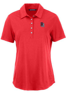 Cutter and Buck Round Rock Express Womens Red Coastline Eco Short Sleeve Polo Shirt