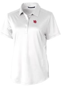 Cutter and Buck Nebraska Cornhuskers Womens White Prospect Short Sleeve Polo Shirt