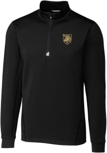 Cutter and Buck Army Black Knights Mens Black Traverse Big and Tall 1/4 Zip Pullover