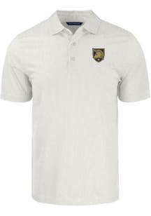 Cutter and Buck Army Black Knights White Pike Symmetry Big and Tall Polo