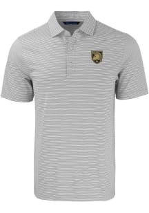 Cutter and Buck Army Black Knights Grey Forge Double Stripe Big and Tall Polo